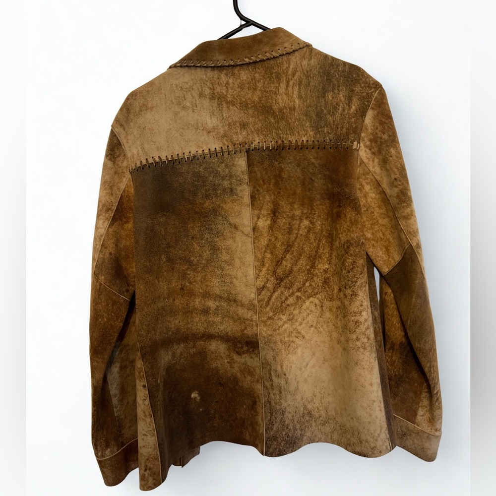 José Luis Vintage Suede Leather Jacket – Size 4 – Hand-Stitched Details – - Picture 2 of 6